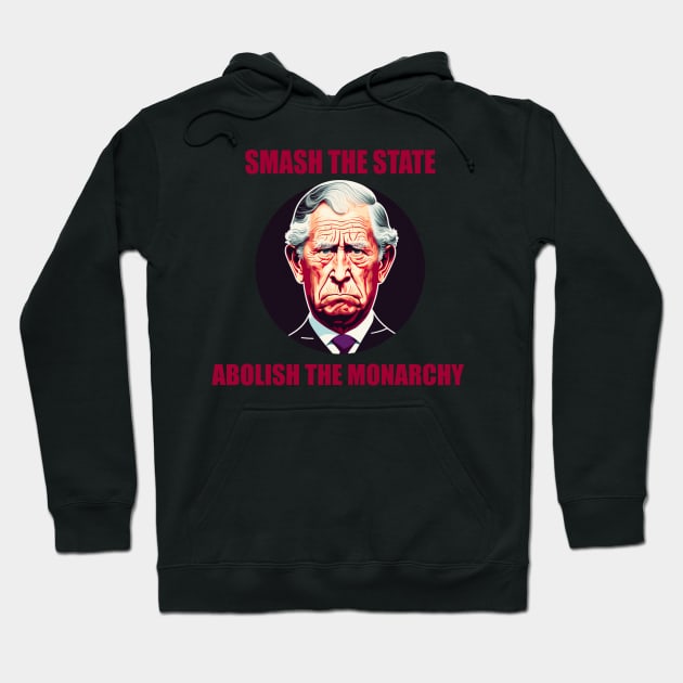 Abolish The Monarchy Hoodie by RichieDuprey